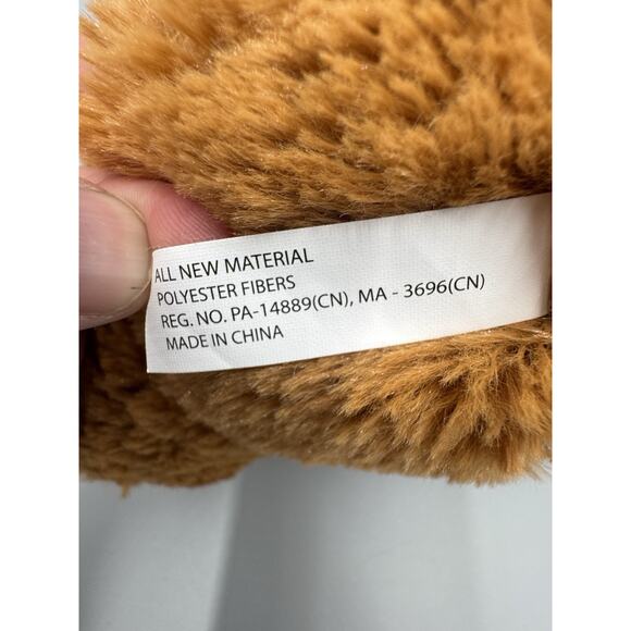 Teddy Bear Plush Holding Honey Pot Over Head 12” Stuffed Animal Toy - Picture 6 of 6